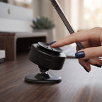 360° Rotating Magnetic Phone Holder – Vacuum Suction Car & Desk Mount