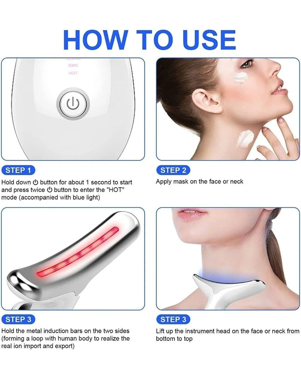 Advanced Anti-Wrinkle Facial Massager – Skin Lifting & Tightening Beauty Device