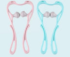 Neck Massager High Quality Multi-function Manual Relaxed Cervical Massager Pressure Relieve Double Ball Pressing Meridian Massager